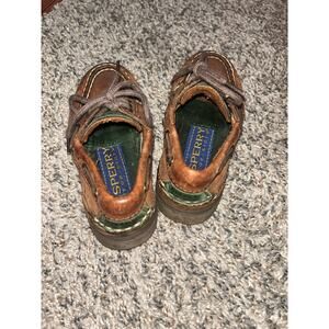 Boys Sperry Top Siders Boat Shoes Sz8